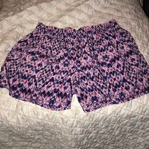 a.n.a brand•pink-purple-blue shorts•sleek material